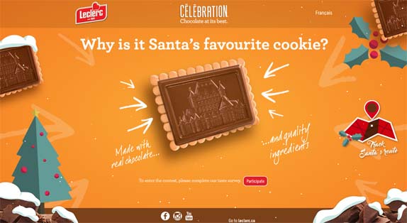 Biscuits Leclerc Contest Why is it Santa’s favourite cookie?