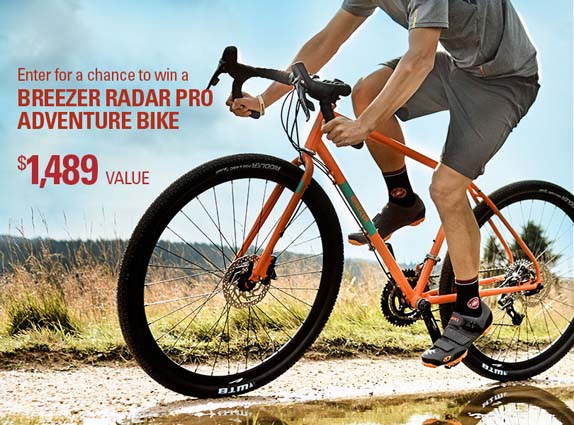 Performance Bicycle Breezer Radar Pro Adventure Bike Giveaway