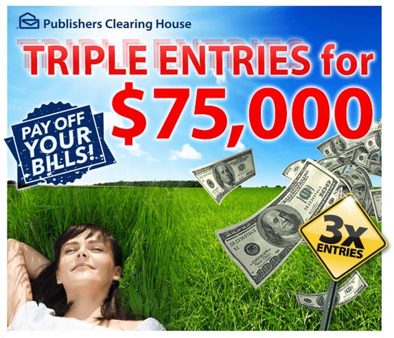 PCH Pay Off Your Bills Giveaway