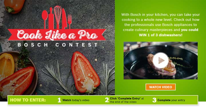 Cook Like a Pro Contest
