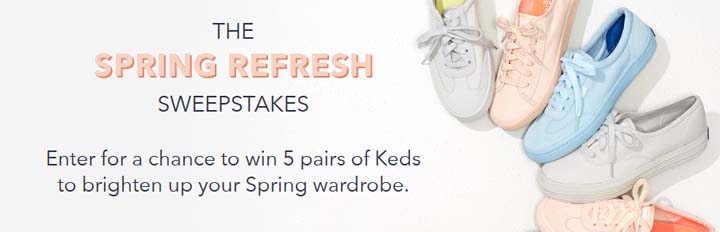 Keds Spring Refresh Sweepstakes
