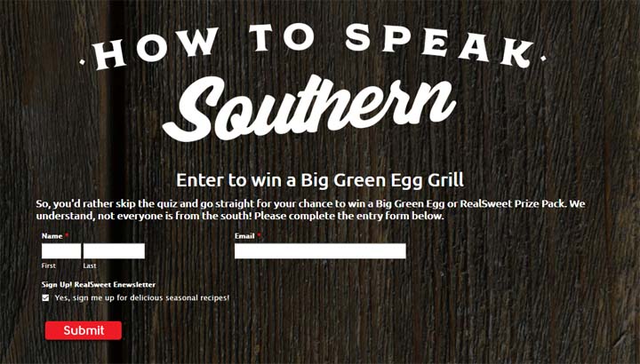 How to Speak Southern Sweepstakes