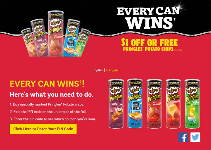 Pringles Coupon Contest