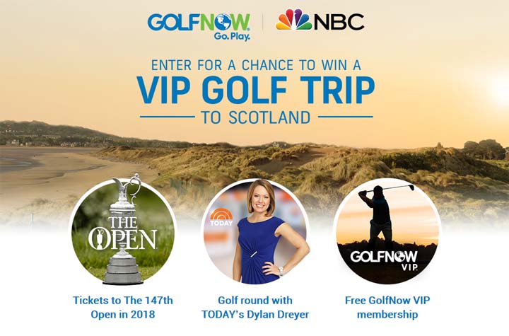 GolfNow VIP Trip Sweepstakes