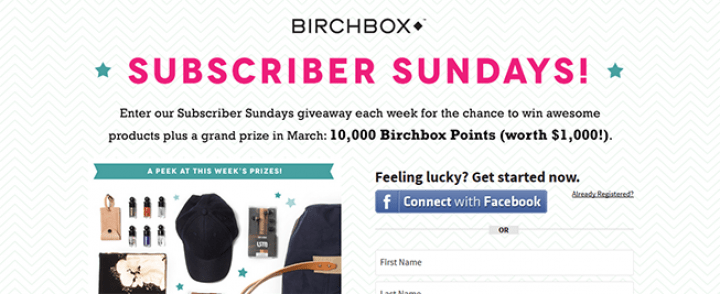 birchbox promotion