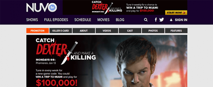 dexter sweepstakes