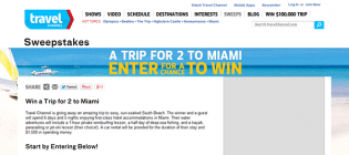 travel sweepstakes