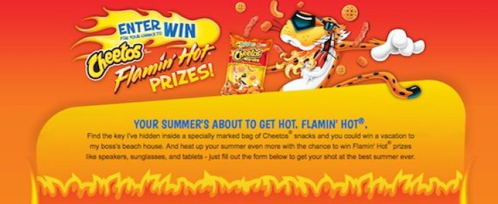 cheetos sweepstakes