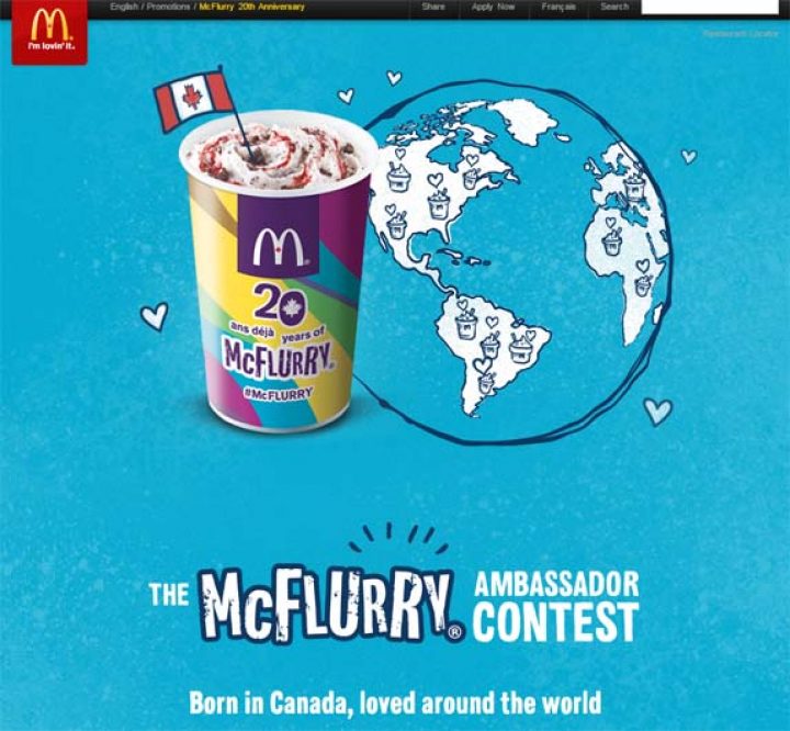 mcflurry ambassador contest