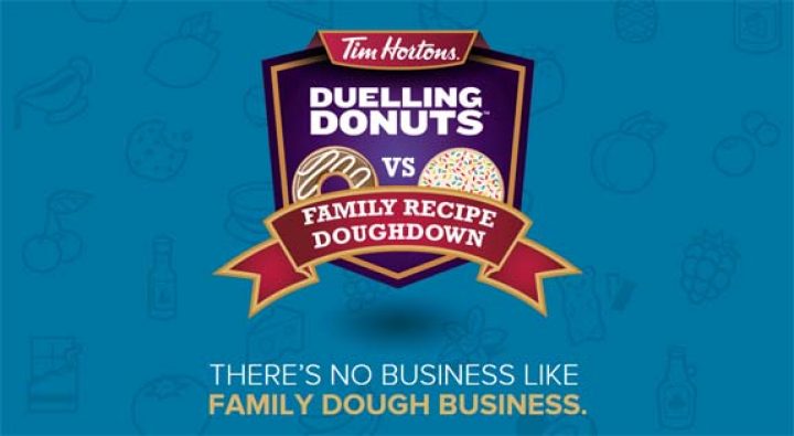 tim hortons duelling donuts
