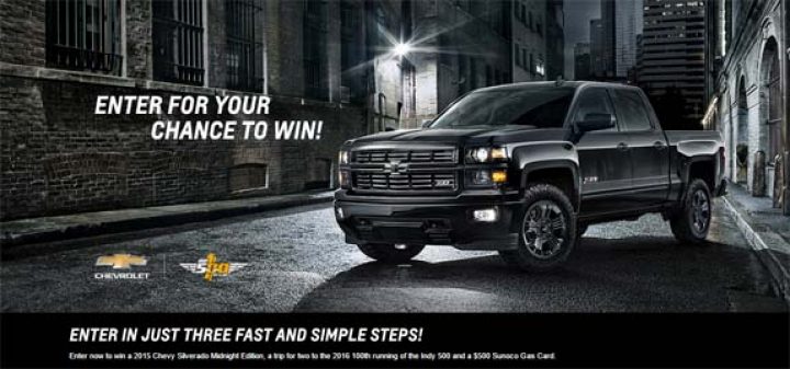 chevy sweepstakes