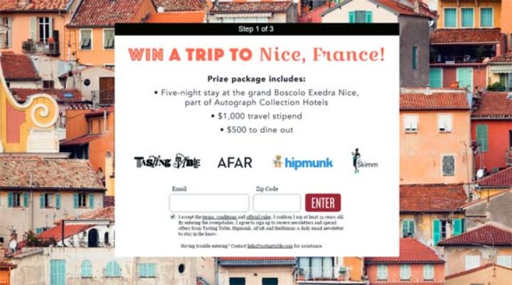 trip to nice