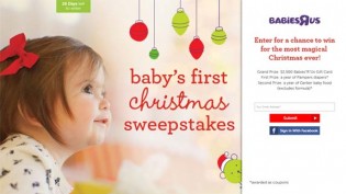 babys first christmas sweepstakes