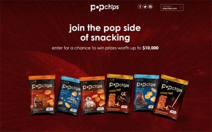 join the pop side of snacking