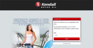 kendall motor oil sweepstakes
