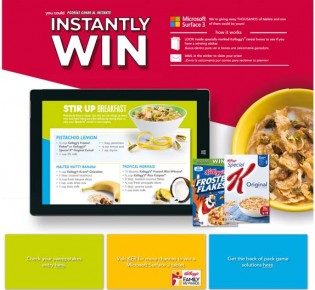 kelloggs instant win