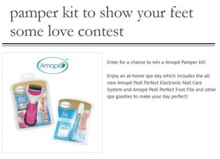 pamper kit to show your feet some love