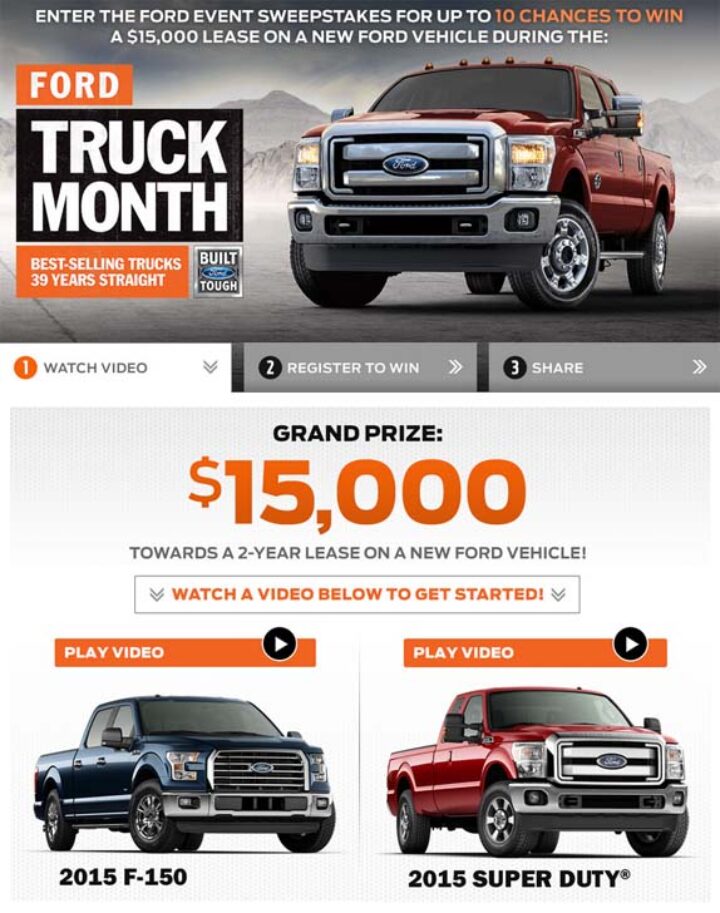 ford truck month