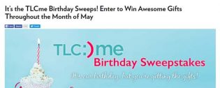 tlcme birthday sweepstakes