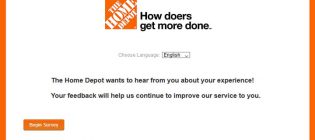 Home Depot Survey Customer Satisfaction Sweepstakes