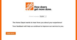 Home Depot Survey Customer Satisfaction Sweepstakes