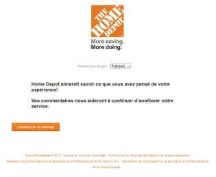 homedepot survey 1