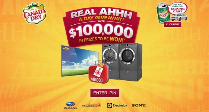 canada dry contest