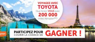 concours toyota aeroplan