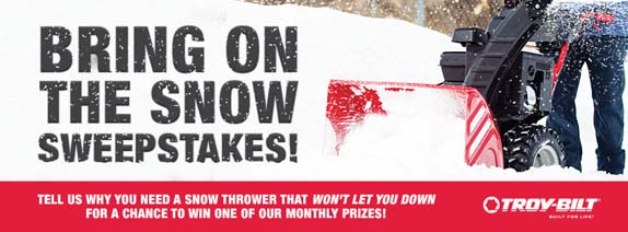 Bring on the Snow Sweepstakes