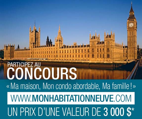 Concours Ma maison, Mon condo abordable, Ma famille!