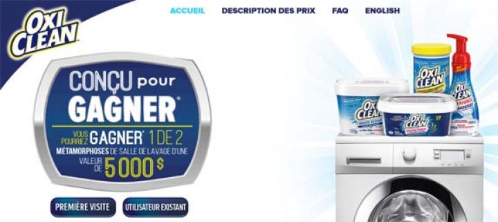 oxiclean concu pour gagner