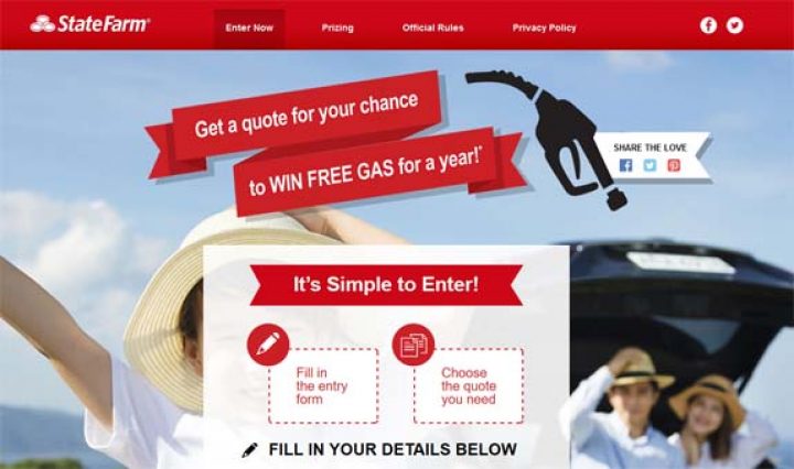 statefarm free gas