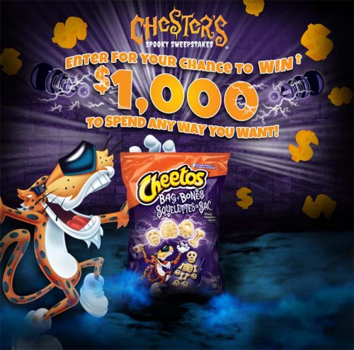 chesters spooky sweepstakes