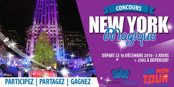 Concours New York magique grâce à JaiMonTour.com et PromoRabais!