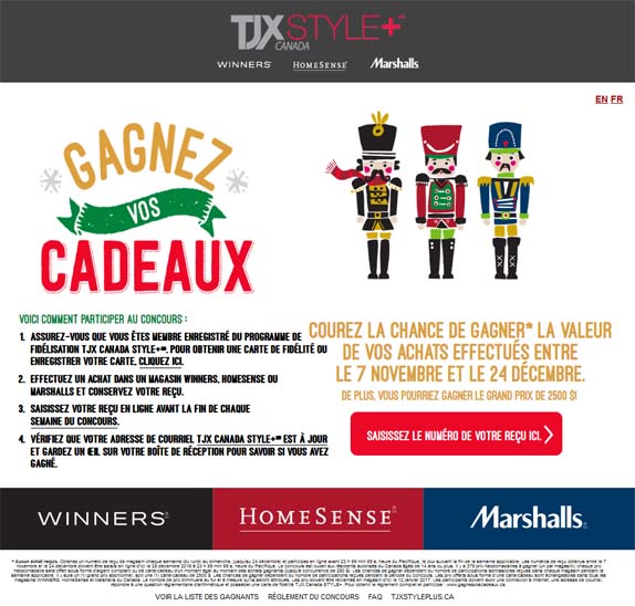 Concours Gagnez vos cadeaux