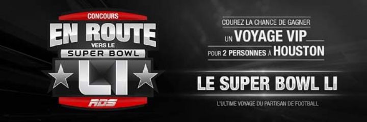 concours en route vers le super bowl