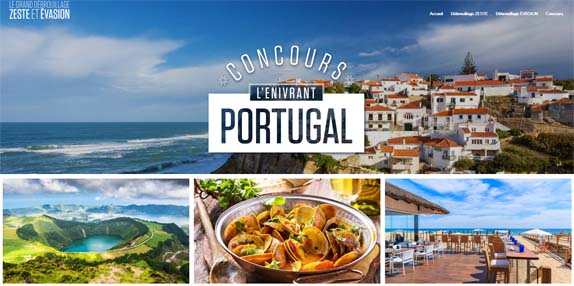 Concours l’enivrant Portugal grand débrouillage Évasion et Zeste