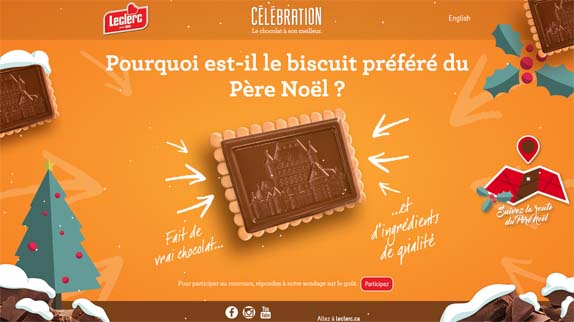 Concours Pourquoi est-il le biscuit préféré du Père Noël ? par Biscuits Leclerc