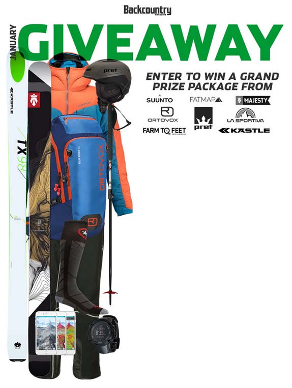 Backcountry Magazine Giveaway