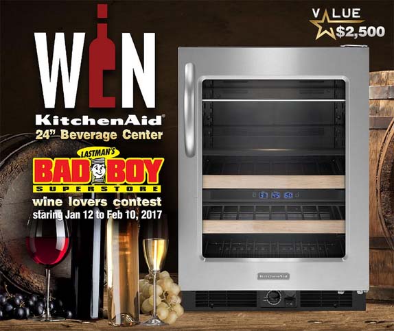 Lastman’s Bad Boy & KitchenAid Canada Wine Lovers Contest