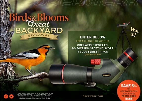 Birds & Blooms Great Backyard Giveaway
