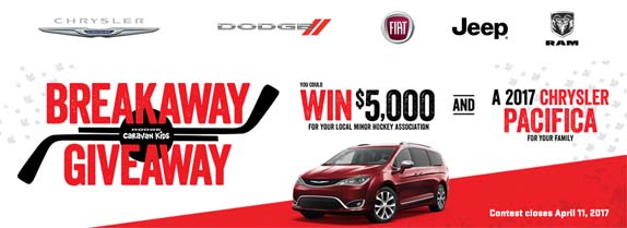 FCA Breakaway Giveaway Contest