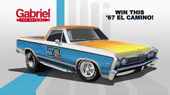 Gabriel HiJackers 50th Anniversary El Camino Sweepstakes