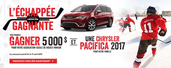 Concours Dodge FCA L’échappée gagnante