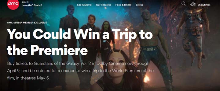 AMC’s Galactic Premiere Sweepstakes