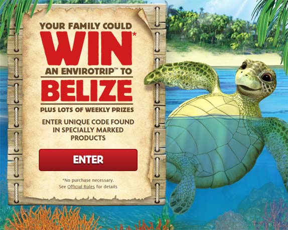 EnviroKidz Enviro Trip to Belize Sweepstakes