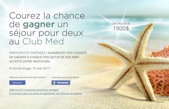 Concours Tours Cinquième Saison Un rêve au Club Med