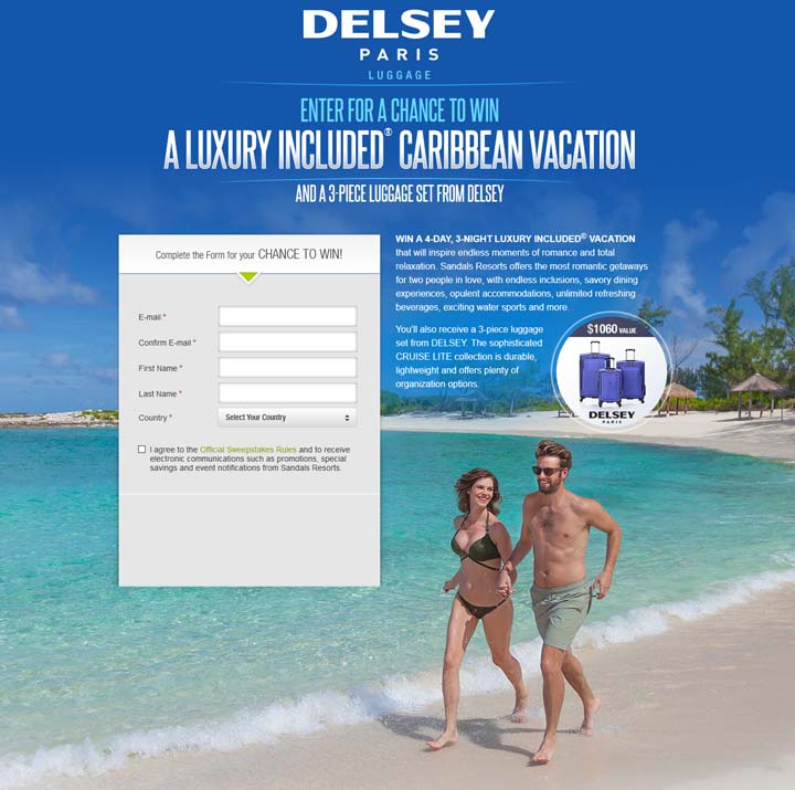 Luxury Vacation Sweepstakes