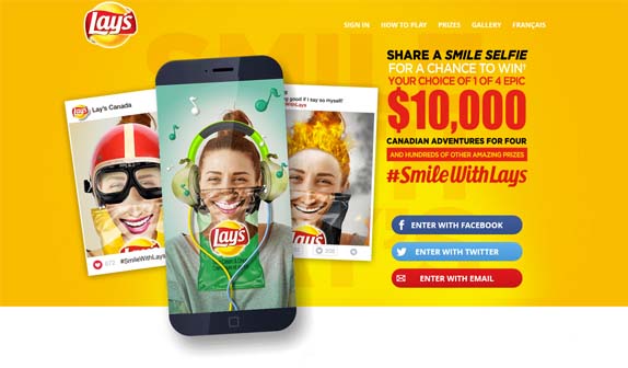 Lay’s Share a Smile Selfie Contest
