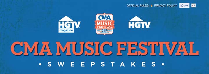 HGTV CMA Music Festival Sweepstakes